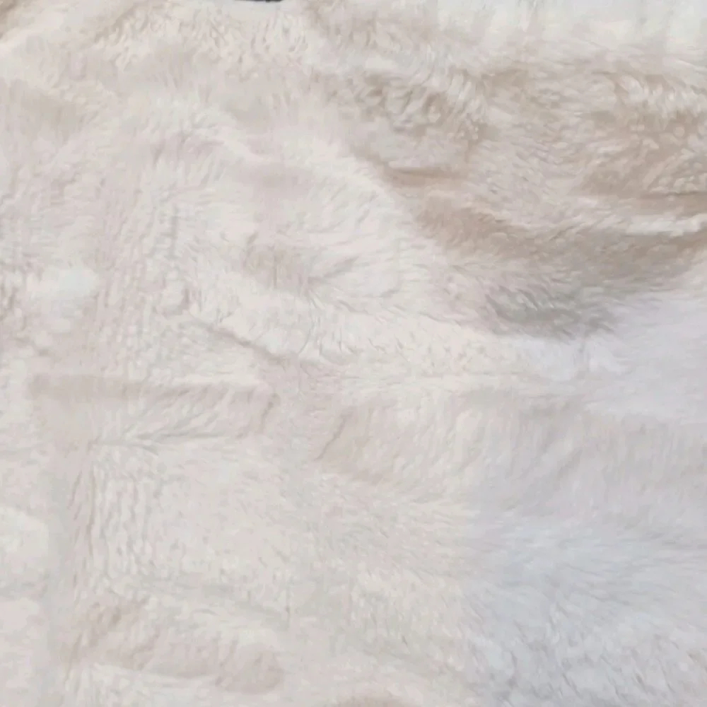Ugg Pillowcase Furry Plush Off White Cream King Ultra Soft Logo Brown Tag